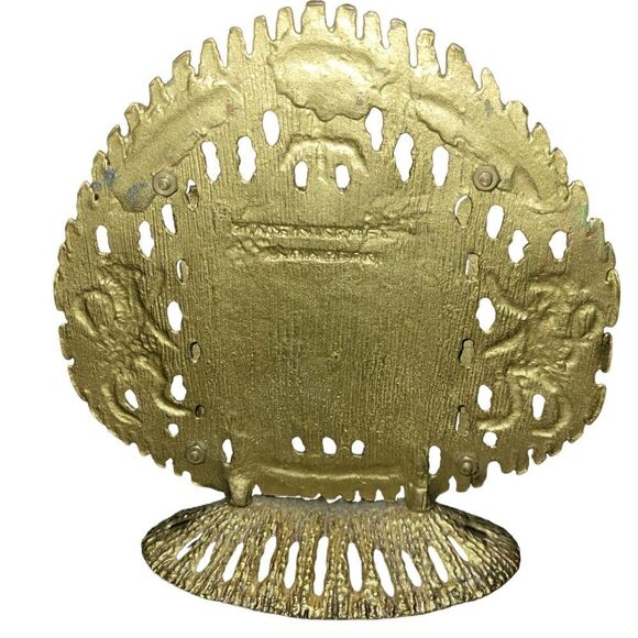 Vintage Brass Torah w/10 Commandments - Picture 3 of 3